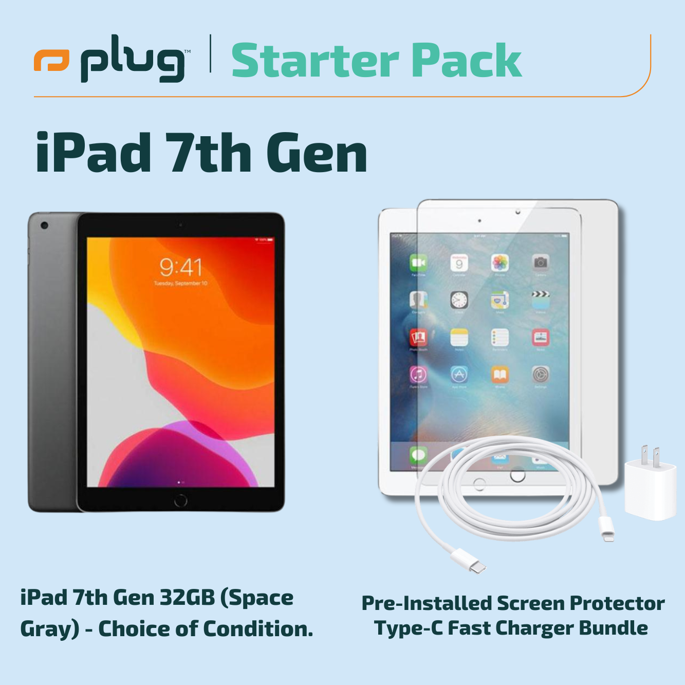 Apple hot iPad 7th Generation starter pack