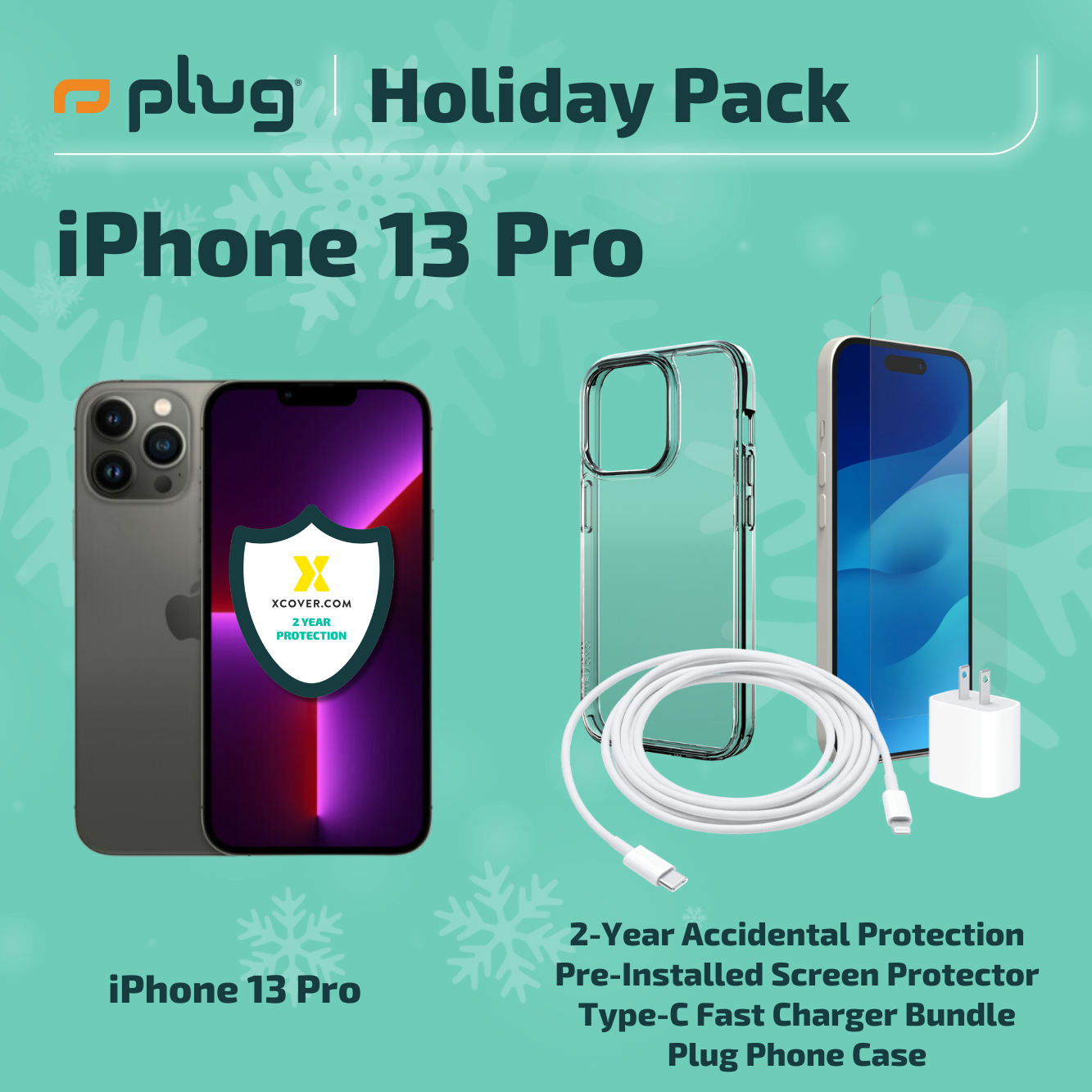 Iphone 13 pro case 2024 Bundle