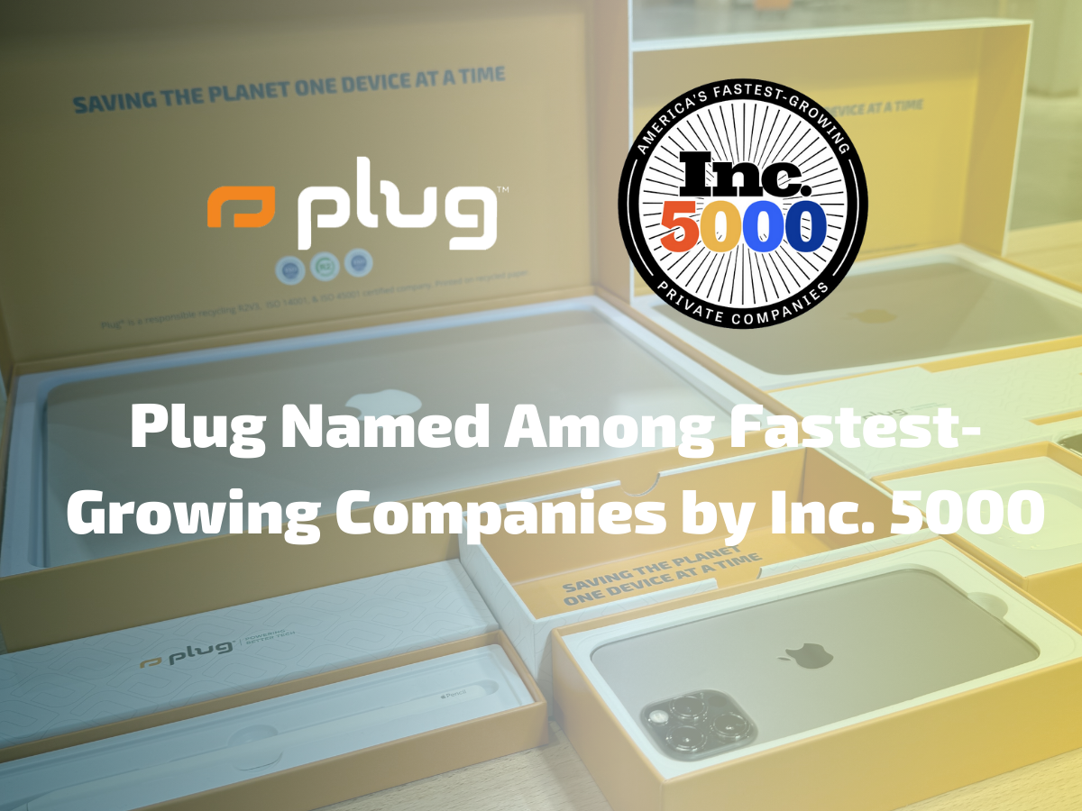 Plug Named Among Fastest-Growing Companies by Inc. 5000