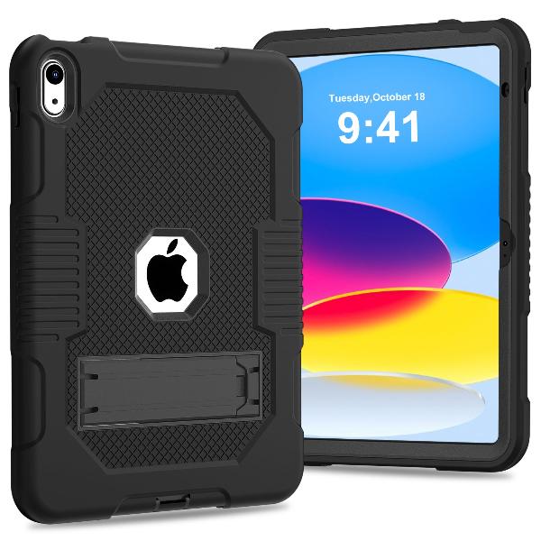 Funda protectora resistente para iPad (10,9 pulgadas, para iPad de 10.ª generación): soporte incluido