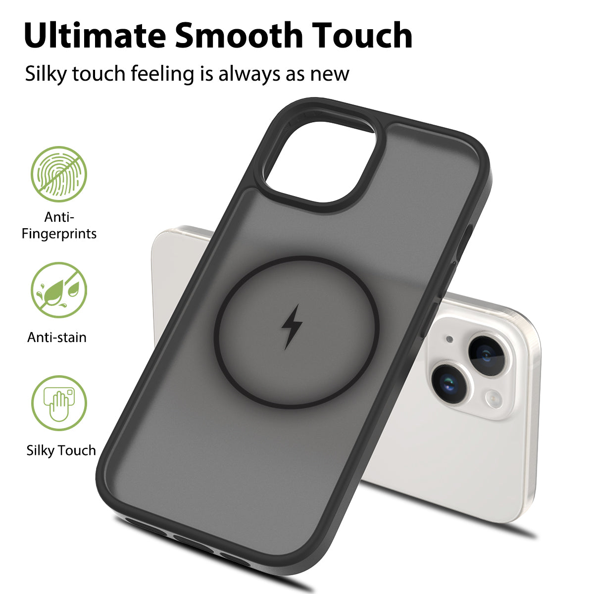 Plug - Protective Case for iPhone 15 - Black