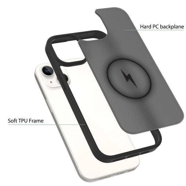 Plug - Protective Case for iPhone 15 - Black