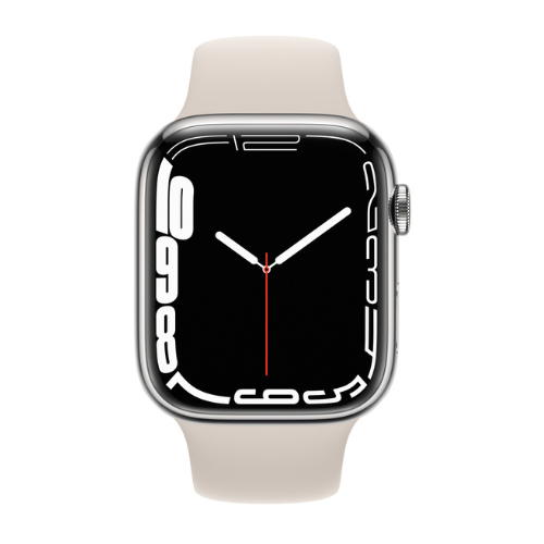 Apple Watch 7 45mm Silver Edelstahl, cheapest GPS + Cellular