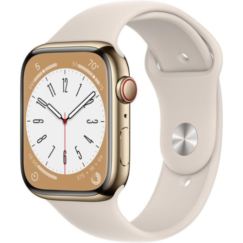 Apple Watch Series 8 45MM (GPS + Cellular) - Gold Stainless Steel