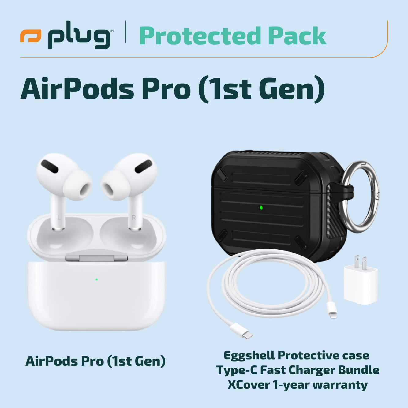 AirPods Pro (1ª generación) - Pack protegido