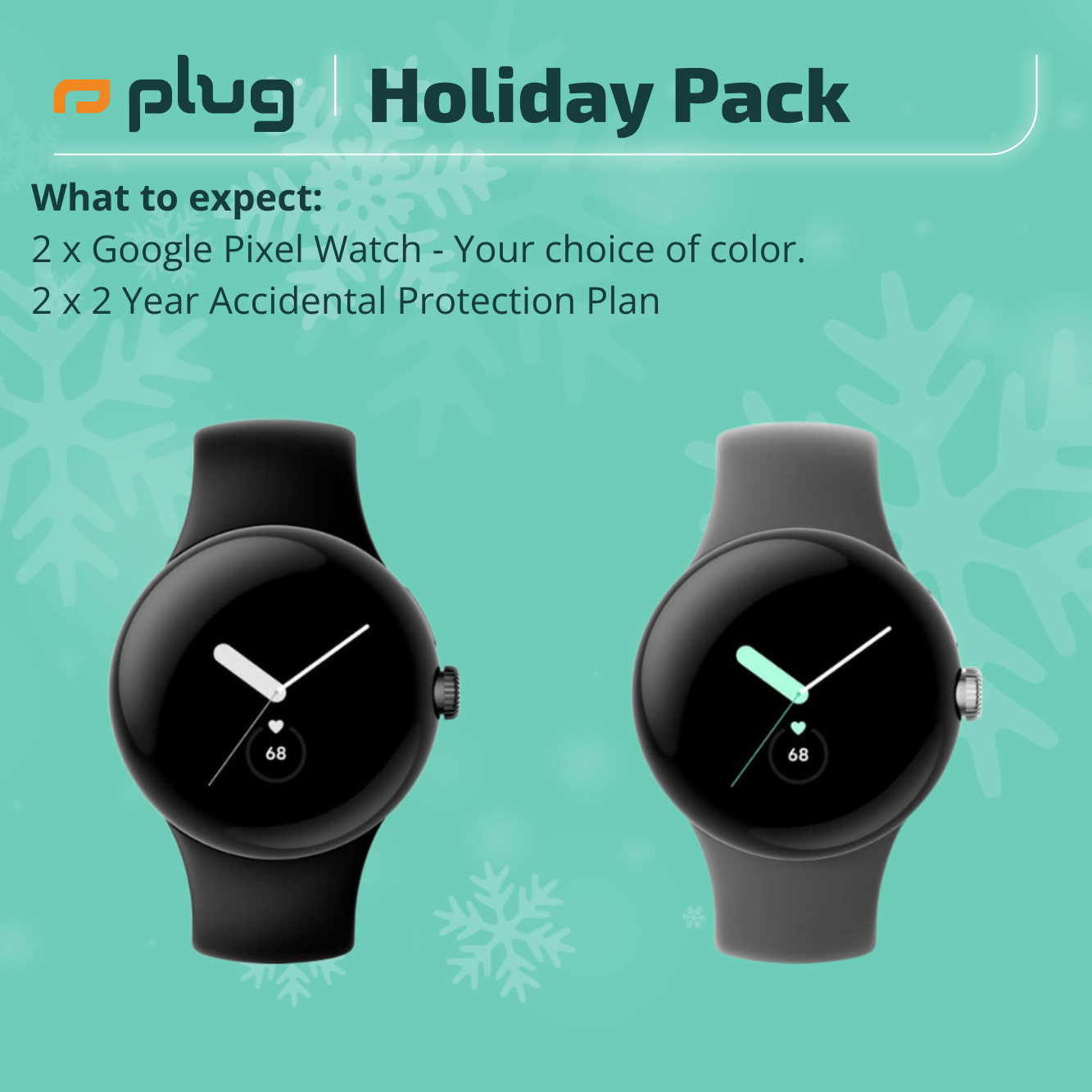 Google Pixel Watch - Holiday Pack