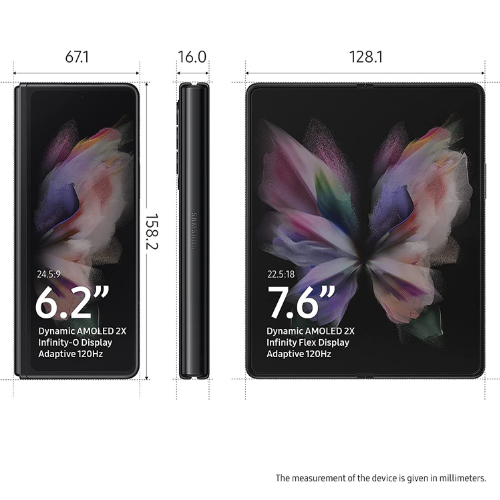 Samsung Galaxy Z Fold 3 512GB (5G) - Negro fantasma