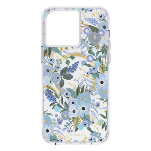 Case-Mate Rifle Paper Co. Case (MagSafe) - Garden Party Blue - iPhone 14 Pro Max