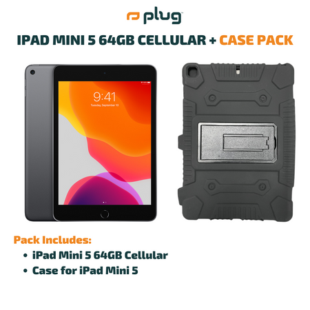 iPad Mini 5 64GB Cellular + Case Pack