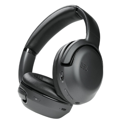 JBL Tour ONE Auriculares inalámbricos Bluetooth con cancelación de ruido, audio de alta resolución, llamadas telefónicas con claridad de voz perfecta, batería de hasta 50 horas, Asistente de Google y Amazon Alexa (negro)