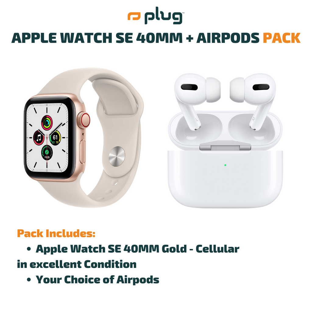 Apple Watch SE 40MM + Airpods Pack